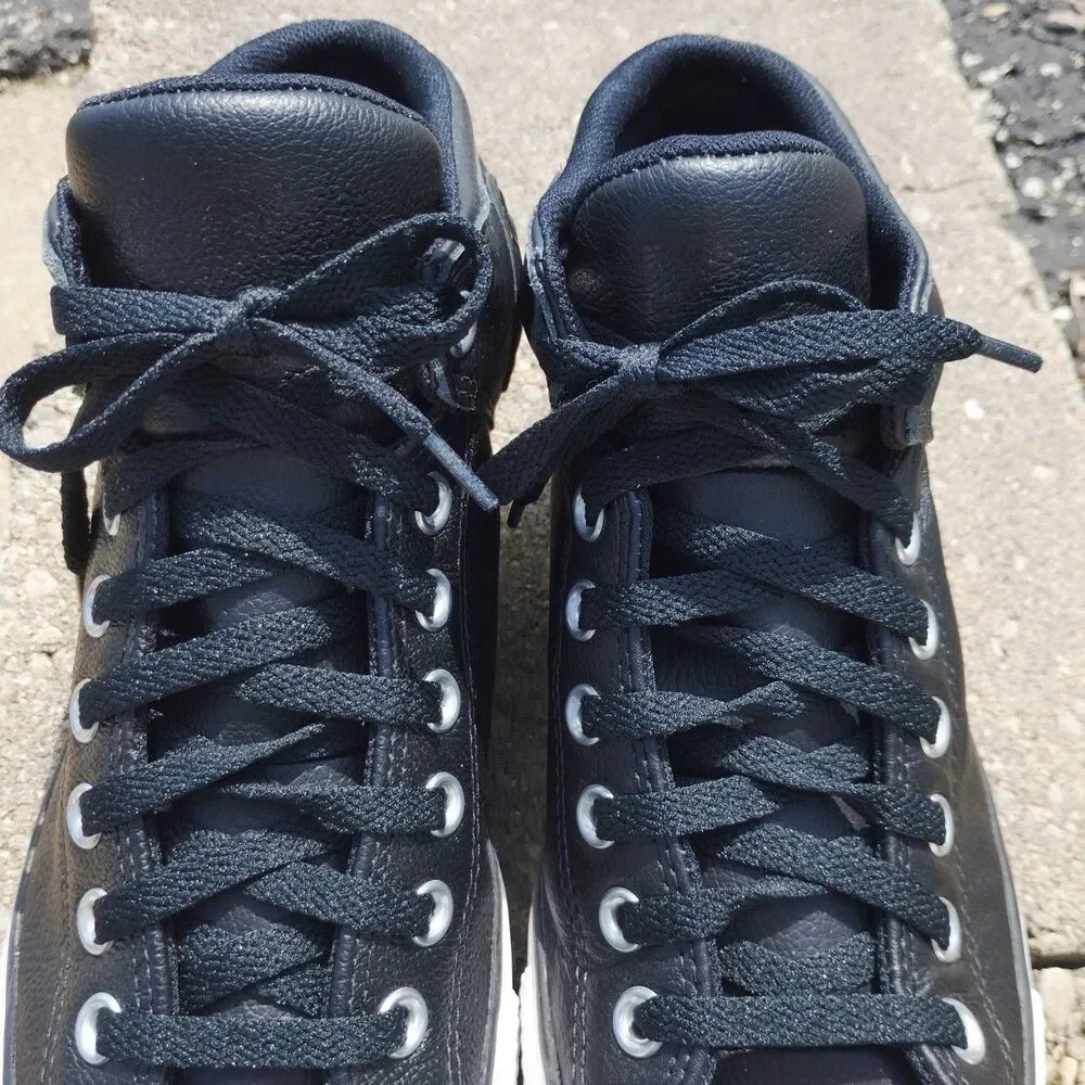 Converse W10.5 M8.5 Chuck Taylor All Star High Street Mid Leather 149426C Black